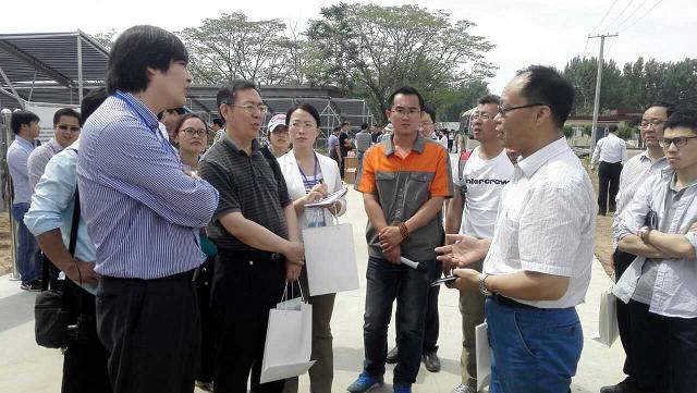 國家農(nóng)業(yè)部現(xiàn)場會議，在我公司樂亭縣洲綠生態(tài)能源有限公司現(xiàn)場舉行